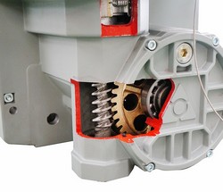 gear conveyance of inner hoist