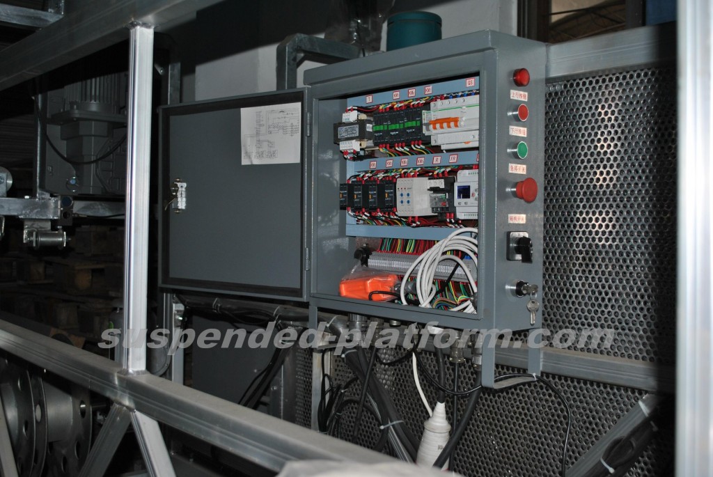 electrical box of working platform for BMU